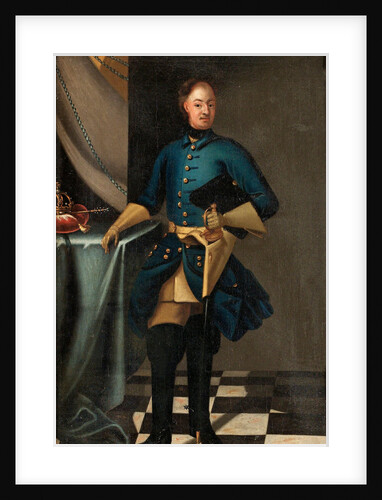 Portrait of the King Charles XII of Sweden, c. 1716 by David von Krafft