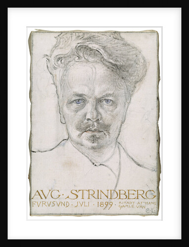 August Strindberg, 1899 by Carl Larsson