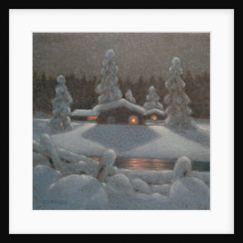 Winter Night by Bror Lindh