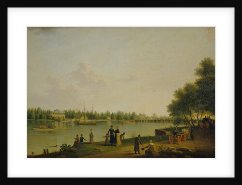 View of the Dacha of Prince Stroganov near Saint Petersburg, 1804 by Benjamin Paterssen