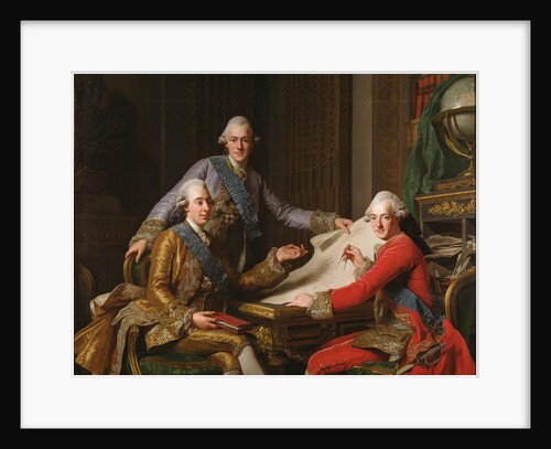 King Gustav III of Sweden and his Brothers, 1771 by Alexander Roslin