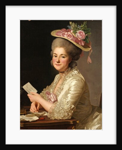 Portrait of Marie Emilie Cuivilliers, née Boucher, 1779 by Alexander Roslin