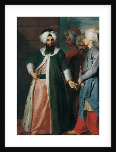 Mustapha Aga and his Retinue, 1730s by Georg Engelhard Schroeder
