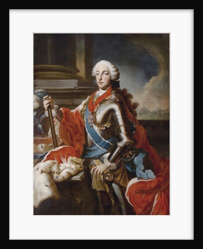 Portrait of Maximilian III Joseph, Elector of Bavaria, Mid of the 18th cen by George Desmarées