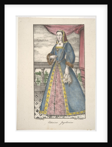 Catherine Jagellon by Carl Theodor Löwstädt