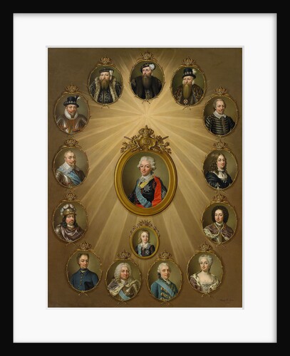 The Gustavian Family, c. 1785 by Ulrika Fredrika Pasch