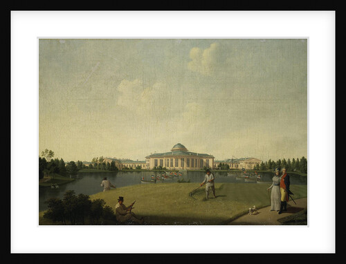 View of the Tauride Palace from the Garden, before 1797 by Benjamin Paterssen