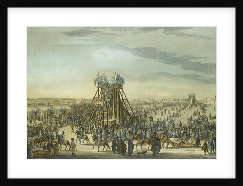 Catherine the Great Visiting the Ice Mountain in Saint Petersburg, 1788 by Benjamin Paterssen