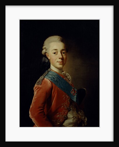 Portrait of Grand Duke Pavel Petrovich, 1776 by Alexander Roslin