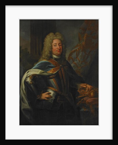 Portrait of the King Frederick I of Sweden by Georg Engelhard Schroeder