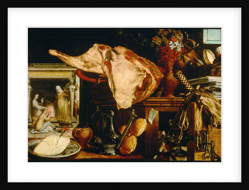 Vanity Still Life (Christ in the House of Martha and Mary), 1552 by Pieter Aertsen