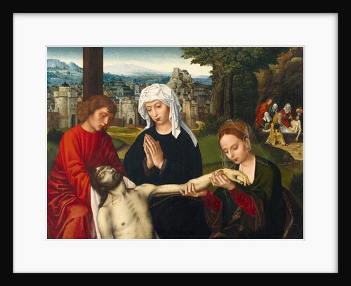 Pietà at the Foot of the Cross, ca 1530 by Ambrosius Benson