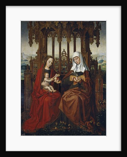 The Virgin and Child with Saint Anne, ca 1528 by Ambrosius Benson