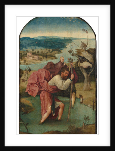 Saint Christopher, 1490s by Hieronymus Bosch