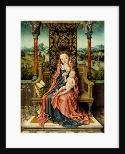 Madonna and Child Enthroned, c. 1510 by Aelbrecht Bouts