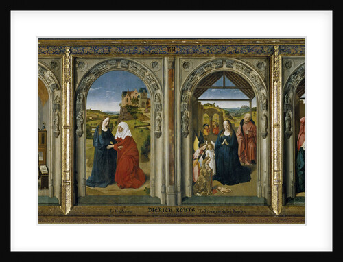 Four scenes from the life of the Virgin, ca 1442-1445 by Dirk Bouts