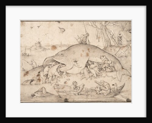 Big Fish Eat Little Fish, 1556 by Pieter Bruegel the Elder
