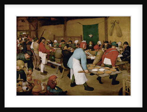 The Peasant Wedding, ca 1568 by Pieter Bruegel the Elder