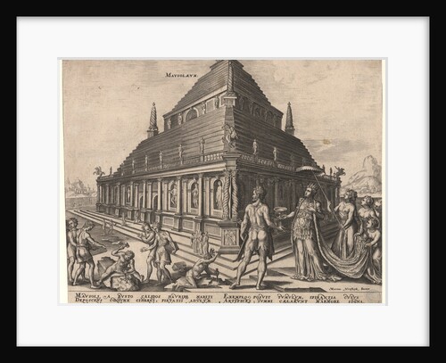 The Mausoleum at Halicarnassus by Philipp Galle