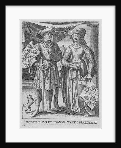 Wenceslaus I, Duke of Luxembourg and Joanna, Duchess of Brabant, ca. 1600 by Philipp Galle
