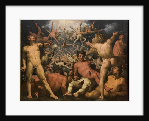 The Fall of the Titans, ca 1590 by Cornelis Cornelisz. van Haarlem