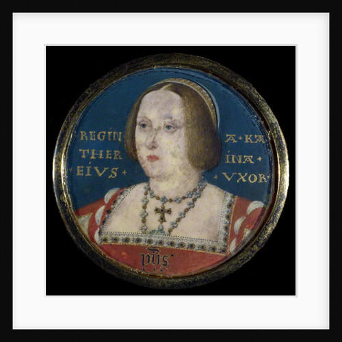 Portrait of Queen Catherine of Aragon, c. 1525 by Lucas Horenbout