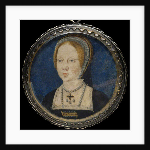 Portrait of Mary I of England, ca 1521-1525 by Lucas Horenbout