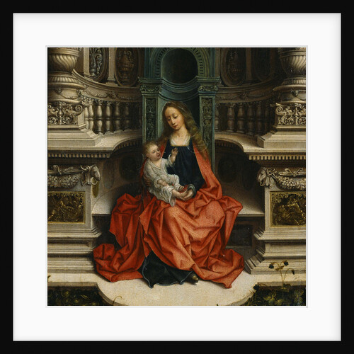 The Madonna and Child Enthroned, 16th century by Adriaen Isenbrant