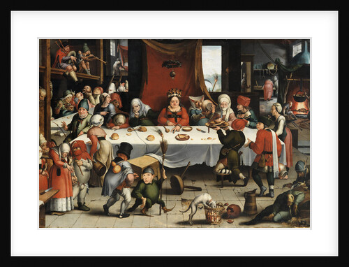 Burlesque Feast, c. 1550 by Jan Mandyn