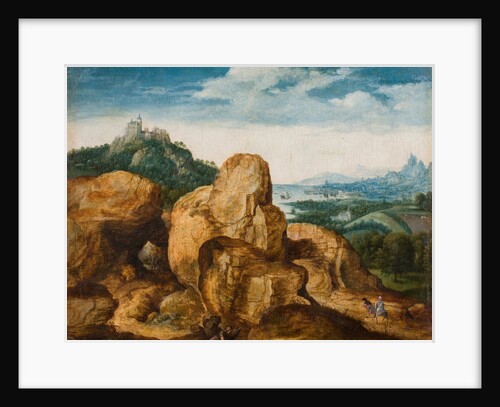 Landscape with Flight into Egypt, ca 1545 by Cornelis Massys