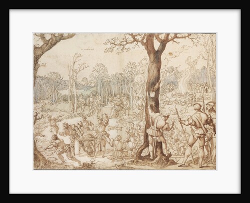 Sharing Out the Game, 1525-1535 by Bernaert van Orley