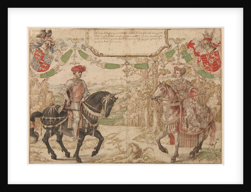 Count Jan (Johann) IV of Nassau and His Wife Maria, Countess of Loon and Heinsberg, ca 1530 by Bernaert van Orley
