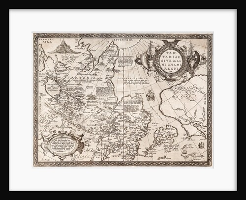 Map of Russia by Abraham Ortelius
