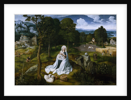 Rest on the Flight into Egypt, 1518-1520 by Joachim Patinir