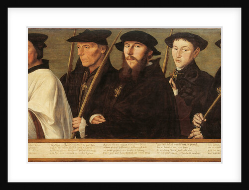 Five Members of the Utrecht Brotherhood of Jerusalem Pilgrims, ca 1541 by Jan Scorel van
