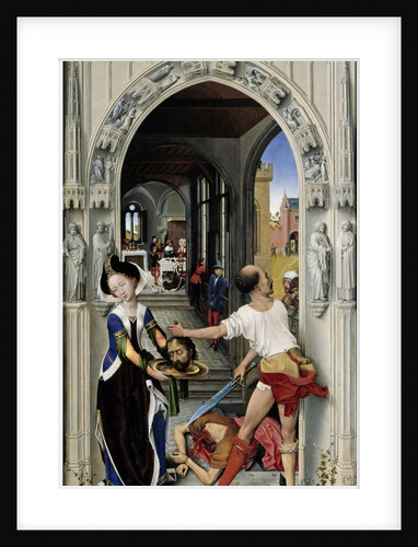 The Beheading of Saint John the Baptist (The Altar of St. John, right panel), ca 1455 by Rogier van der Weyden