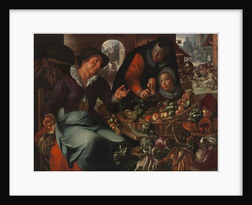 The fruit and vegetable seller, c. 1618 by Joachim Wtewael