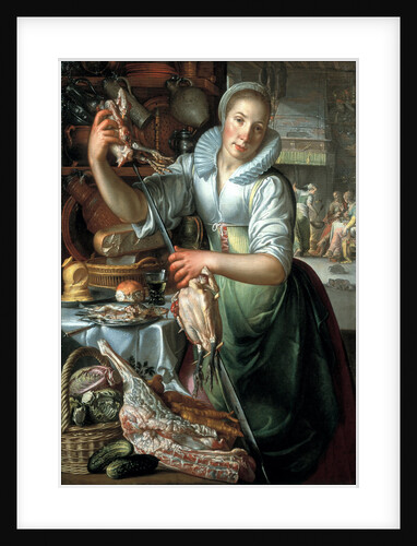 The kitchen maid, ca 1620-1625 by Joachim Wtewael