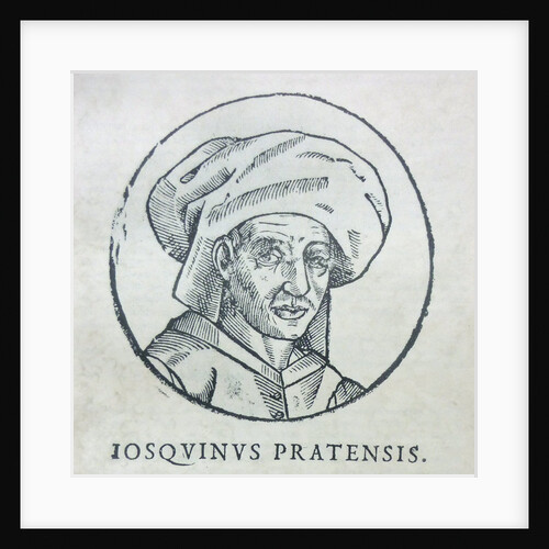 Portrait of the Composer Josquin des Prez, c. 1610 by Anonymous