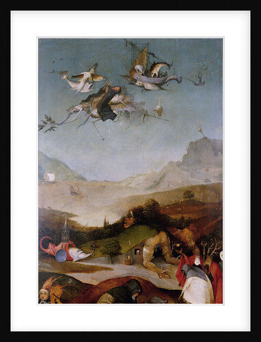 The Temptation of Saint Anthony (Detail of left wing of a triptych), Between 1495 and 1515 by Hieronymus Bosch