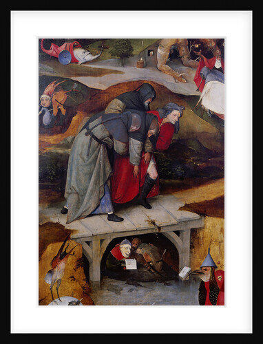 The Temptation of Saint Anthony (Detail of left wing of a triptych), Between 1495 and 1515 by Hieronymus Bosch