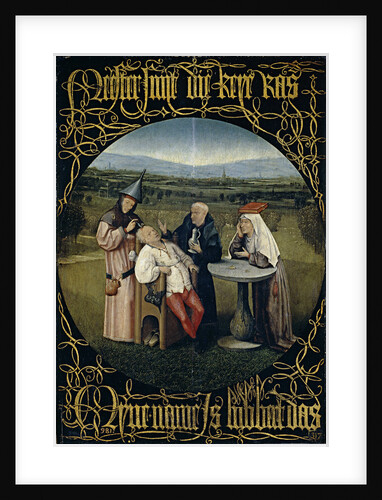 The Cure of Folly (Extraction of the Stone of Madness), Between 1488 and 1516 by Hieronymus Bosch