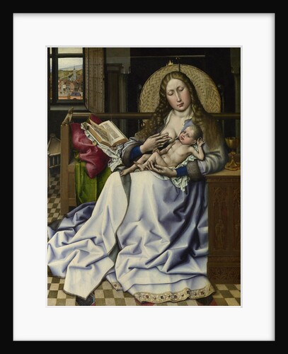 The Virgin and Child before a Firescreen, c. 1440 by Robert Campin