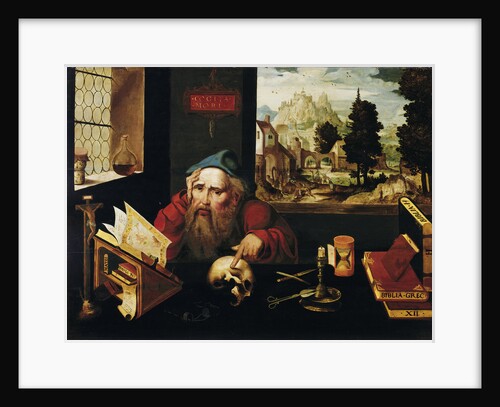 Saint Jerome in his Cell, 1520s by Joos van Cleve