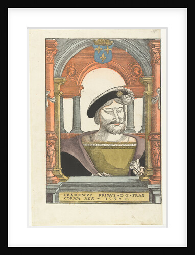 Portrait of Francis I, King of France, Duke of Brittany, Count of Provence, 1539 by Pieter Coecke van Aelst the Elder