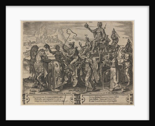The Triumph of Riches, 1564 by Dirk Volkertsz. Coornhert