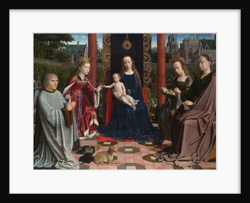 The Virgin and Child with Saints and Donor, c. 1510 by Gerard David
