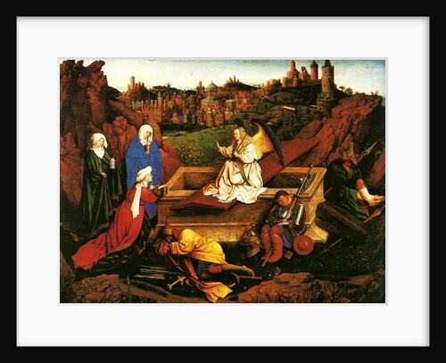 The Three Marys at the Sepulchre, c. 1440 by Hubert van Eyck
