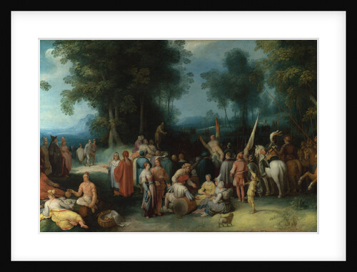 The Preaching of Saint John the Baptist, 1602 by Cornelis Cornelisz. van Haarlem