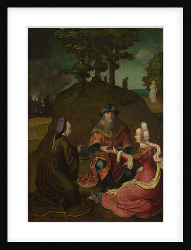Lots Daughters make their Father drink Wine, 1508-1512 by Lucas van Leyden